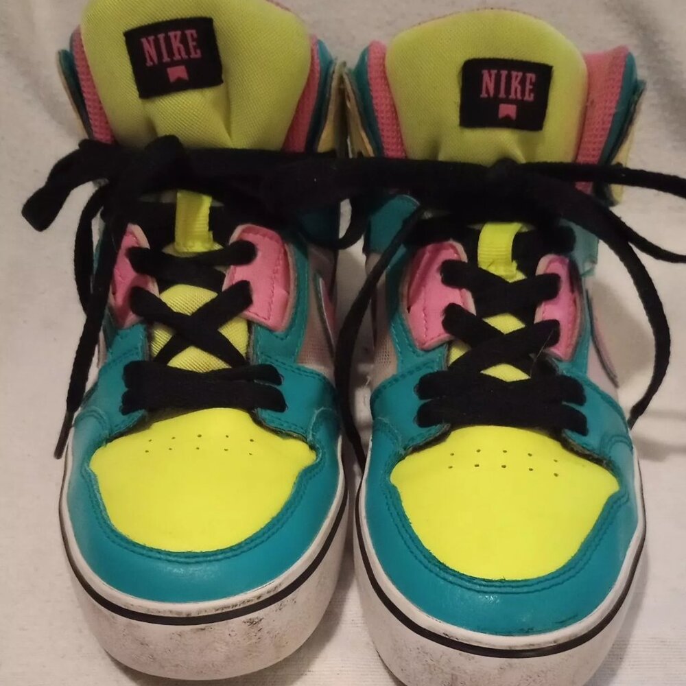Nike Ruckus 603275-763 Unisex Child High Top Shoes Multicolor